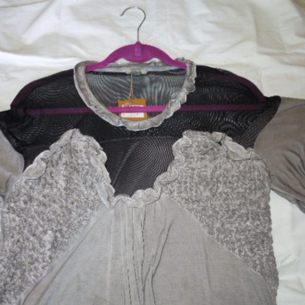 NWT POL Ruffled Tunic Small - Picture 6 of 6